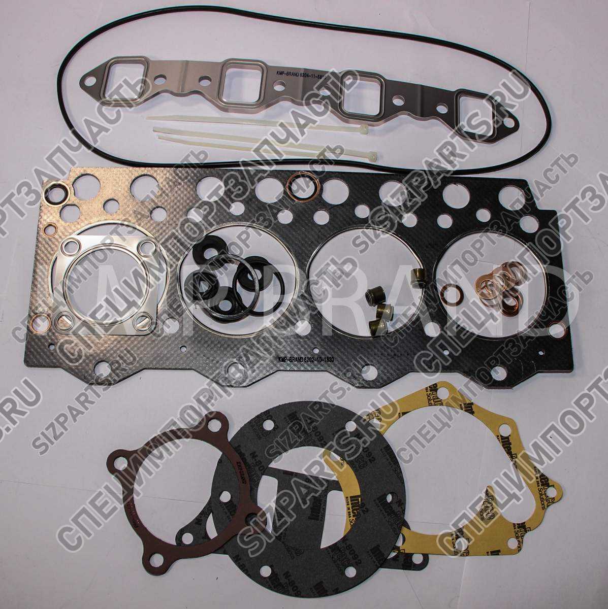 6204-K1-9901 Комплект прокладок верхний Komatsu 4D95