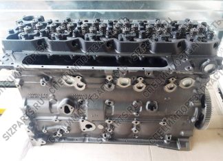 Сборка лонг-блока двигателя Komatsu SAA6D107E-1 для передвижной дробильной установки BR380JG-1 20210316_143403